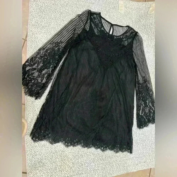 Blu pepper women’s dress size med Dark black color - Picture 11 of 12